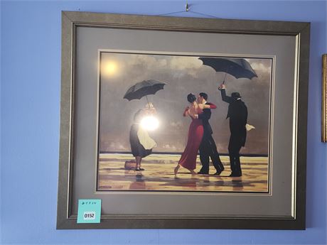 152 - Framed Dancing Couple Art Print