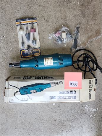 Electric Die Grinder with Accessories