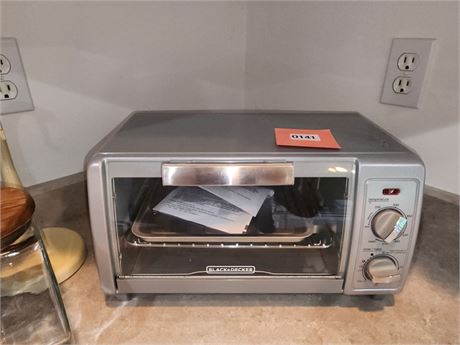 Black & Decker Silver Toaster Oven
