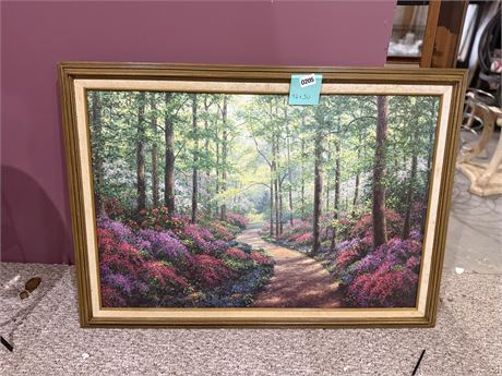 205 - Framed Forest Path Landscape Print