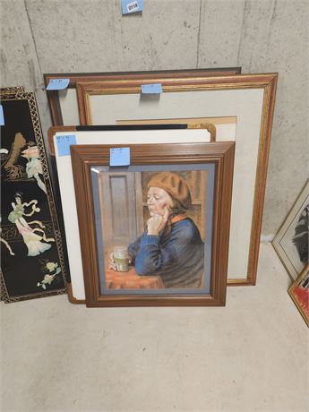 118 - Framed Art Collection Including Portrait and Prints