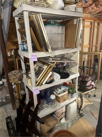 203 - Assorted Frames, Decor and Household Accessories