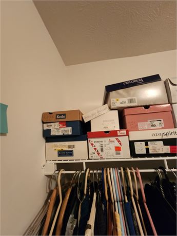 Large Lot of Women's Shoes in Boxes