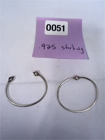 Silver Hoop Earrings — Fashion Jewelry