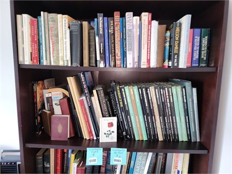 Top 2 Shelves - ssorted Hardcover and Paperback Books on Religion and Literature