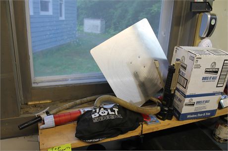 Assorted Workshop Tools and Materials Lot
