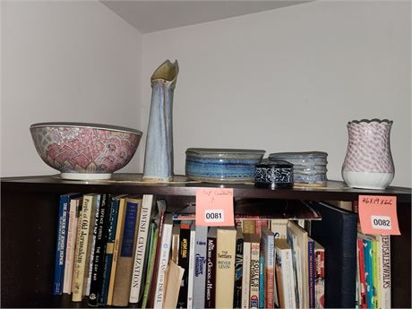 Assorted Ceramic and Pottery Bowls and Vases