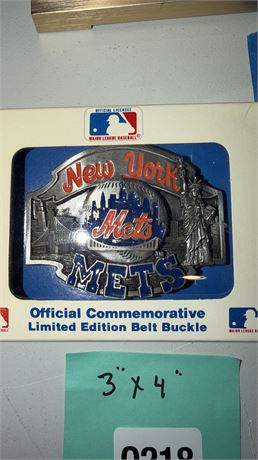 218 - New York Mets Limited Edition Belt Buckle
