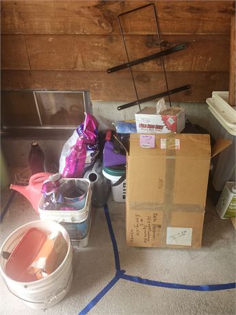 Assorted Gardening and Household Items Lot