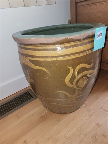 034 - Large Decorative Ceramic Planter