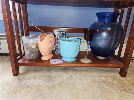 181 - Assorted Decorative Vases and Glassware