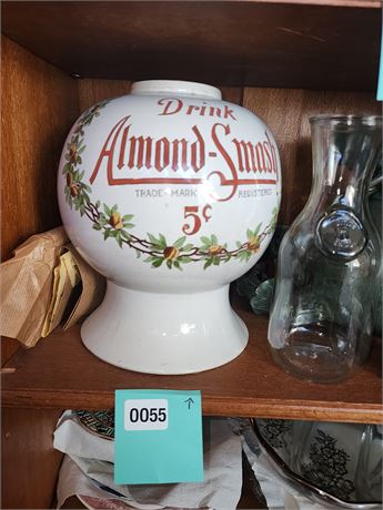 055 - Almond-Smash Drink Advertising Jar