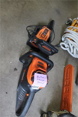 Battery-Powered Chainsaw