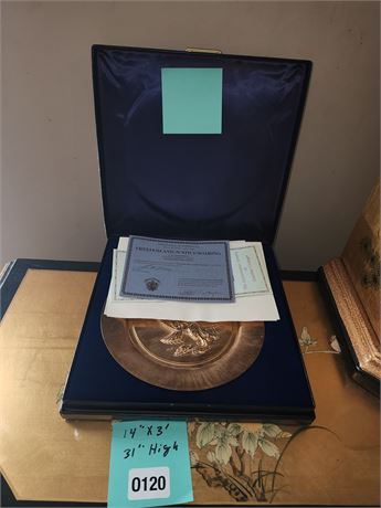 120 - Freedom and Justice Soaring Commemorative Plaque