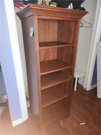 138 - Tall Wood Bookcase