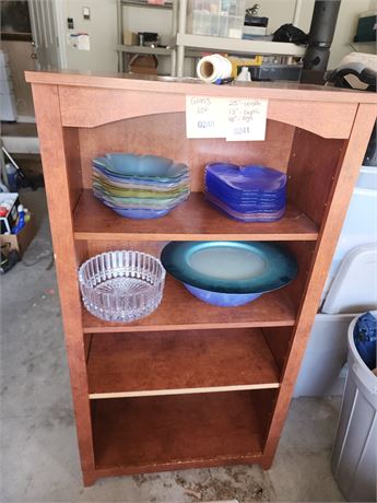 241 - Wood Cubby Storage Shelf