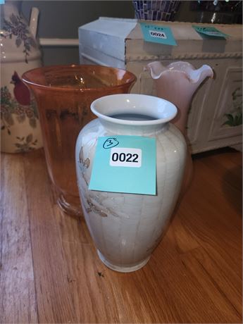 022 - Set of Three Decorative Vases