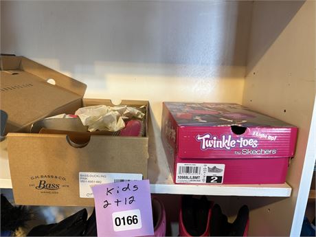 166 - Lot of Children's Shoes in Boxes