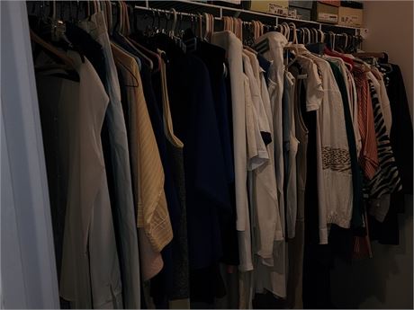 Mixed Women's Clothing Lot on Hangers