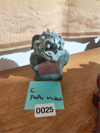 025 - Dragon Head Stone Paperweight