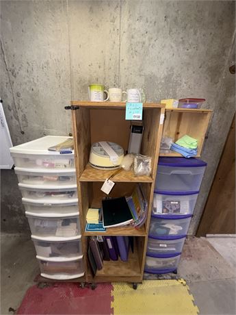 Assorted Household Storage and Kitchenware Lot