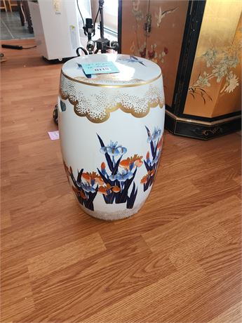 116 - Asian-Style Ceramic Garden Stool