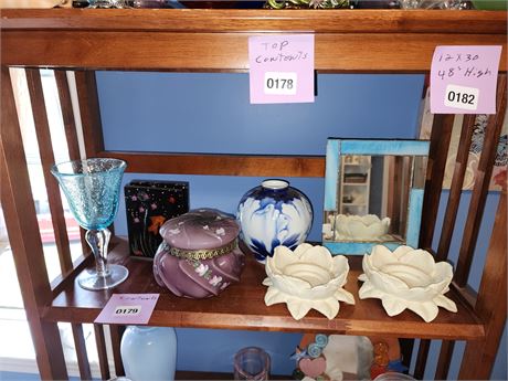179 - Assorted Decorative Vases and Floral Accents