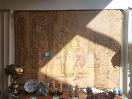 033 - Large Vintage Decorative Tapestry Wall Hanging