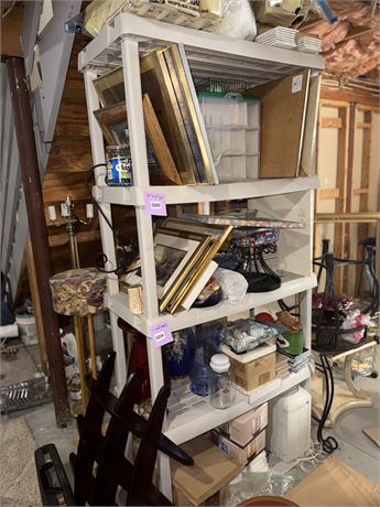 204 - Assorted Home Decor, Frames and Glassware